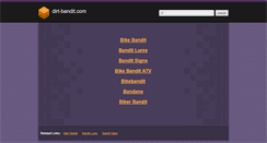 Desktop Screenshot of dirt-bandit.com